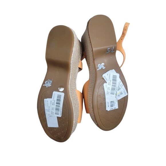 Antonio Melani Women's Size 7.5 M Sandals Cavaaa Leather Espadrille Wedges (59) - Picture 9 of 10